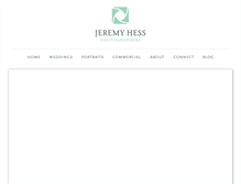 Tablet Screenshot of jeremyhessphotographers.com